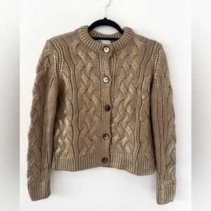 Zara button down sweater